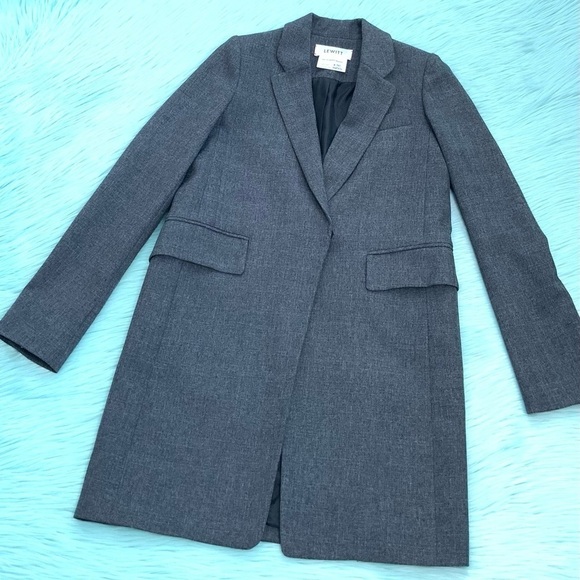 Lewitt Long Charcoal Grey Jacket - Picture 1 of 7
